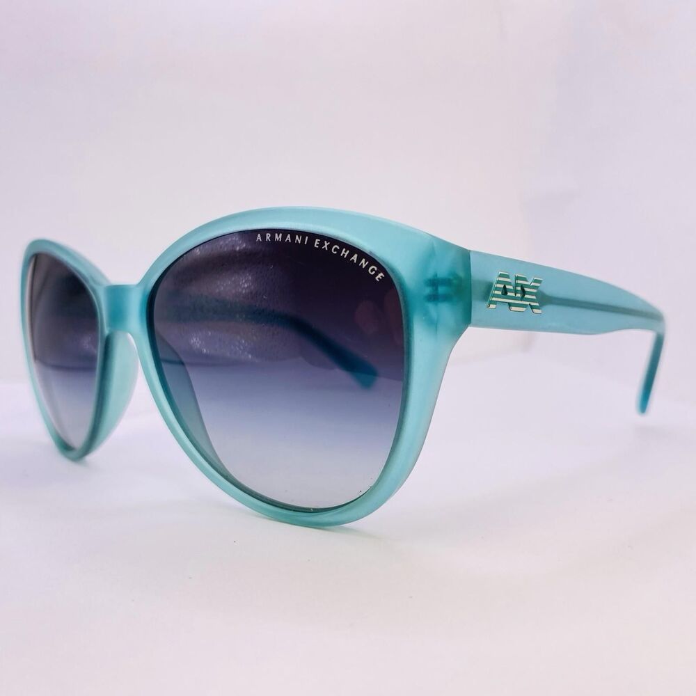 Armani Exchange Authentic Sunglasses AX 4006 8021/11 59 [] 14 135 MM Neon Blue